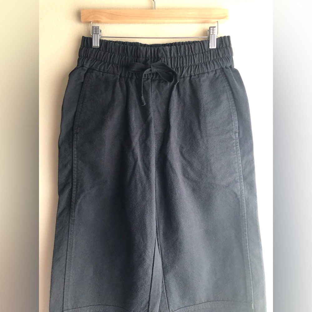 NEW Everlane Womens The Canvas Organic Cotton Pull On Pant Black Size S - Picture 2 of 16